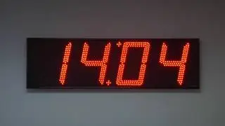 BRG Precision Product's SA4120-AFS - 12in. Precision Bar Segment LED Digital Clock