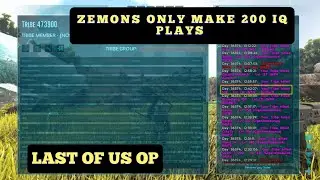 Zemons only make 200 IQ plays | Ark Official pvp