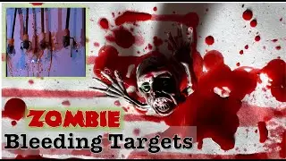 How to make Awesome Reactive Bleeding Zombie Targets  -  Ultimate Air Rifle Shooting Challenge
