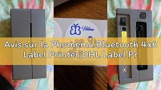 Avis sur la Phomemo Bluetooth 4x6 Label Printer,DHL Label Printer Thermal Bluetooth Shipping Printer