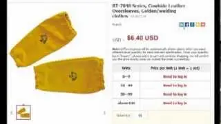 Leather welding sleeves