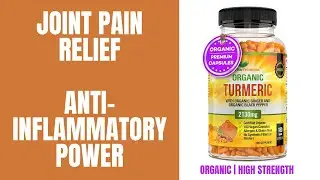Organic Turmeric Capsules High Strength with Active Curcumin, Black Pepper & Ginger 2130mg - Review