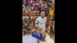 I Bought This Unique Bag In Morocc 🇲🇦 #divingintolifewithaugustus #travel #morocco #shopping #shop