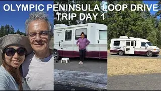 TRIP DAY 1 | CLARK COUNTY TO BELFAIR | RIALTA RV TRIP WITH CATS | OLYMPIC PENINSULA LOOP DRIVE