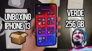 UNBOXING IPHONE 13 VERDE 256GB EN 2024😎👌