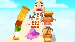Sandwich Runner - SpeedRun All Levels Gameplay Walkthrough Android,ios New Update Ep362