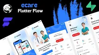 #FlutterFlow - ecare medi clinic app design - Part01