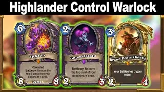 DELETING OPPONENT'S DECK IN ONE TURN! Control Warlock! Fractured in Alterac Valley | Hearthstone