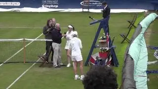 Martina Navratilova vs Martina Hingis - Liverpool International Tennis Tournament 2011