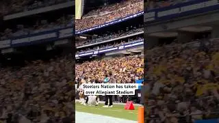 Steelers Nation has officially taken over Allegiant Stadium 🙌 #steelers #nfl #shorts