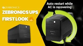 Zebronics ZEB-1205 UPS Unboxing & First Look ⚡ | Budget Power Backup for PC