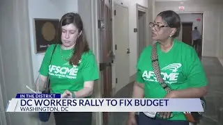 DC workers rally to fix budget