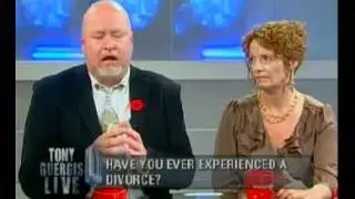 Religious beliefs in divorce discussion on Tony Guergis LIVE