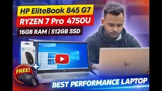 HP EliteBook 845 G7 Review | Ryzen 7 Pro 4750U | 16GB RAM 512GB SSD | Best Business Laptop #Hp 