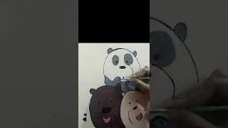 Bare bears: The OG trio #barebears #cartoon #painting #music #vibe #trending #trendingshorts #shorts