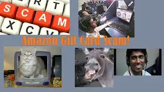 Amazon gift card scam with multiple abuse calls