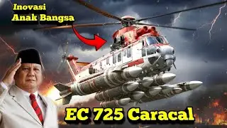 😱 WOW!! INOVASI ANAK BANGSA INDONESIA Helikopter EC 725 CARACAL PALING TANGGUH Canggih Kebanggan AU!