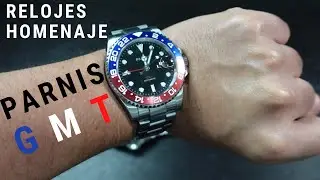 Relojes Homenaje &iquest;Valen la pena? | Rese&ntilde;a Parnis GMT en espa&ntilde;ol