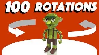 100 LEGO Characters Rotations | Bricks and Clay Play