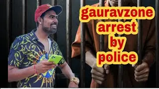 gauravzone arrest by police  😱 dog flying case full video