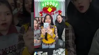 Money scratching challenge 💵 🤣 @FunnyOffice924 #shorts #funny #office #money