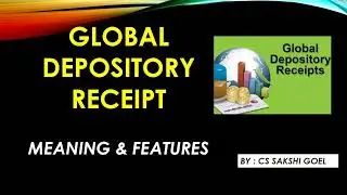 GLOBAL DEPOSITORY RECEIPT || GDR || MEANING || FEATURES #companiesact2013