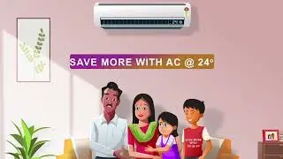 SET YOUR AC to  24&deg;C