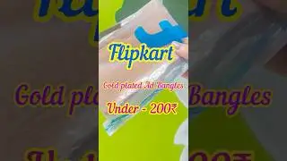 ✨ Gold Plated Brass AD Bangles Under ₹200 | Affordable Stylish Jewellery for Women #jewelleryhaul
