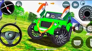 Modified Mahindra Thar😈Games:Indian Red Thar (Gadi Wala Games)Car Game Android Game -#2025 part 11