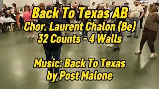 Back To Texas AB - Country Line Dance