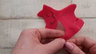 Пласка іграшка  Зшивання деталей