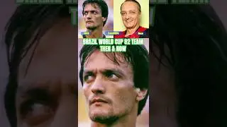 🇧🇷 Brazil World Cup 82 Team (Then & Now) #brasil #worldcup #football #1982