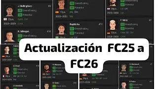 Actualiza Tu FC 25 a FC 26/ Plantillas y Stats Actualizados / FC 25 Updated to FC 26 For Ps5