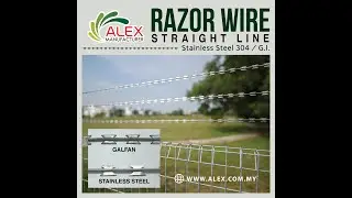 Razor Wire Straight Line