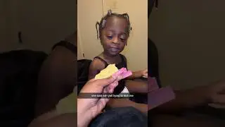 she started copying her daddy trying to act like they good😂😂😂😭😭 #funny
