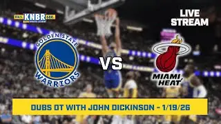 Jimmy Butler exits with injury, Warriors beat the Heat 135-112- Dubs OT w/ John Dickinson LIVE