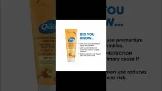 Did You Know? Sunscreen Protects from Wrinkles & Sunburn ☀️#shorts #viral