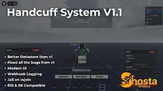 Handcuff System  V1.1 - Roblox Studio