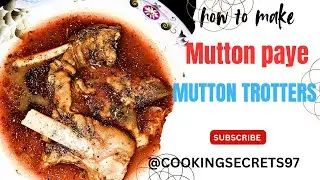 EID SPECIAL | Bakray kay paye asaan recipe | Mutton Trotters easy recipe | Mutton k paye asan recipe