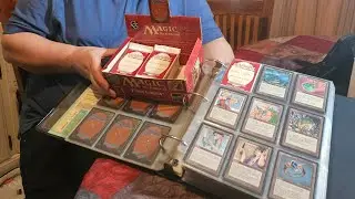 Monday Night Magic with Papa Spocat and Fallen Empires mtg collection.