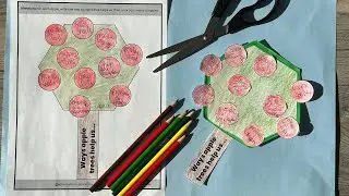 Johnny Appleseed Day Activity | Apple Tree Writing Craft | Fall Bulletin Board