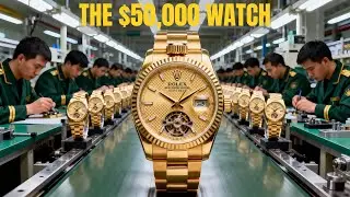 Inside the Rolex Gold Factory: Unveiling the $50,000 Gold Watch Creation