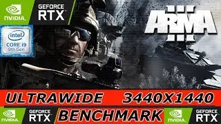 Arma 3 - Benchmark - RTX 2080 ti - i9 9900k - Ultrawide 3440x1440