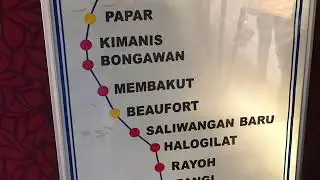 Journey from Tg Aru Railway Station to Tenom