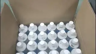Auto Servo Pick and Place Case Packer with Double Grippers For Bottle Case Packing