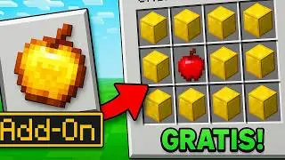 PRIMER ADDON GRATIS EN EL MARKETPLACE | UnCrafting Addons Para Minecraft Bedrock 1.21