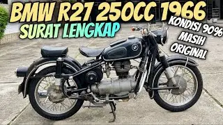 Dijual BMW R27 250cc 1966 Surat Lengkap | Kondisi Istimewa 90% Original 