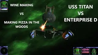 USS Titan VS USS Enterprise D | Picard VS Riker | Both Ways | Star Trek Bridge Commander |