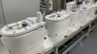 Luoware Smart Bidet Toilet Factory Mass Production Process in China