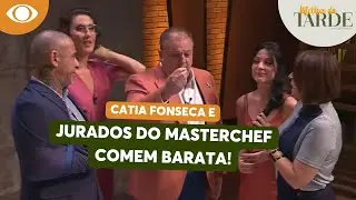 #TBT: CATIA FONSECA E JURADOS DO MASTERCHEF COMEM BARATA!